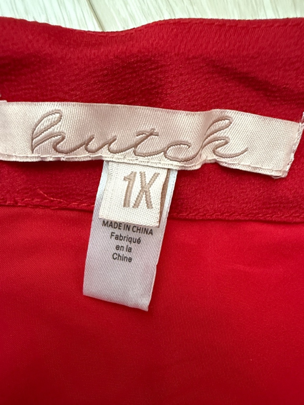 Anthropologie Hutch Elegant Red Midi Dress with Bow Accent - Picture 3 of 7